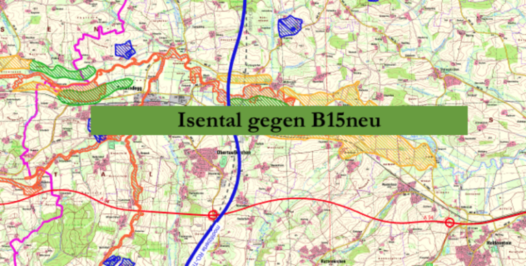 Isental-Gemeinden gemeinsam gegen B15neu