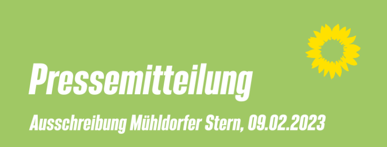 Pressemitteilung Ausschreibung Mühldorfer Stern
